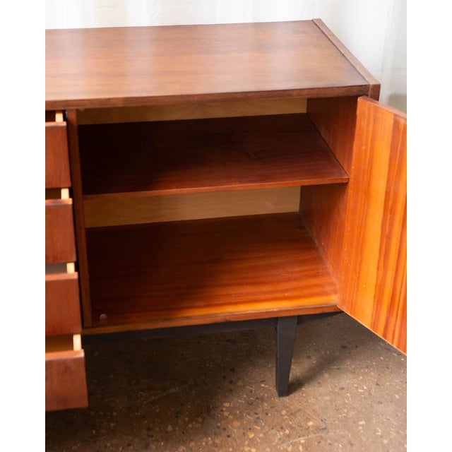 Polish Mid-Century Mahogany Credenza, 1970s For Sale - Image 13 of 15