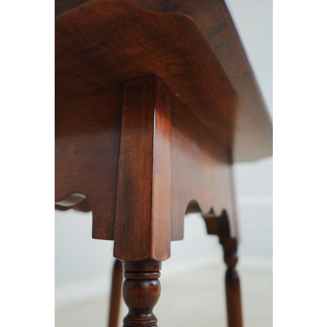 Tiger Maple Country Style Occasional Table For Sale - Image 4 of 12