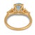 Gia 3.57 Carat Sapphire Diamond 18k Yellow Gold Ring, Size 6.5 For Sale In Los Angeles - Image 6 of 7