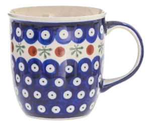 350 Ml Ceramic Mugs from Zakłady Ceramiczne Bolesławiec, Set of 4