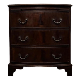 Small 20th Century Bow-Front Chest of Drawers For Sale