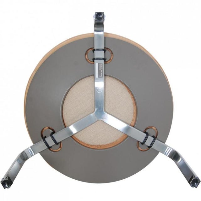 PK33 Stool in Leather by Poul Kjærholm, 2017 For Sale - Image 9 of 12