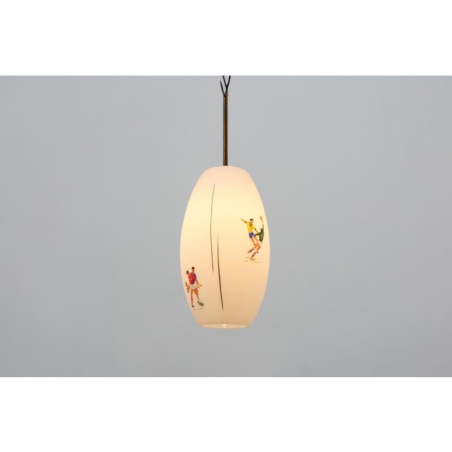 Collector's Pendant Lamp Commemorating the 1962 Fifa World Cup in Chile, United Kingdom, 1960s For Sale - Image 10 of 13