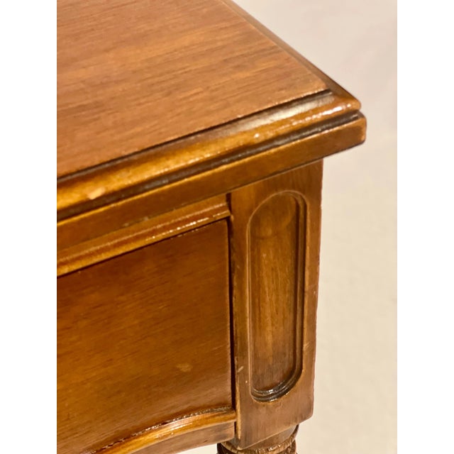 Brown 1920s Berkey and Gay Louis XVI Style Side Table or Stand For Sale - Image 8 of 12