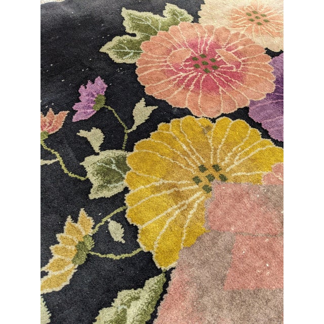 1920s Antique Chinese Art Deco Rug by Nichols Workshop For Sale - Image 6 of 8