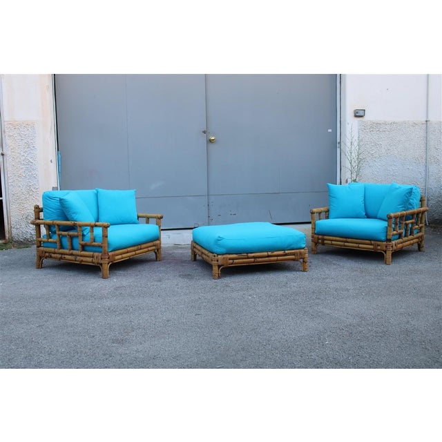 Ming Series Sofa and Armchairs by Colin Morrow for Vivai del Sud, Italy, 1970s, Set of 3 For Sale - Image 18 of 18