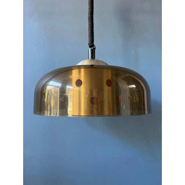 Mid-Century Space Age Pendant Lamp from Herda, 1970s For Sale - Image 11 of 11