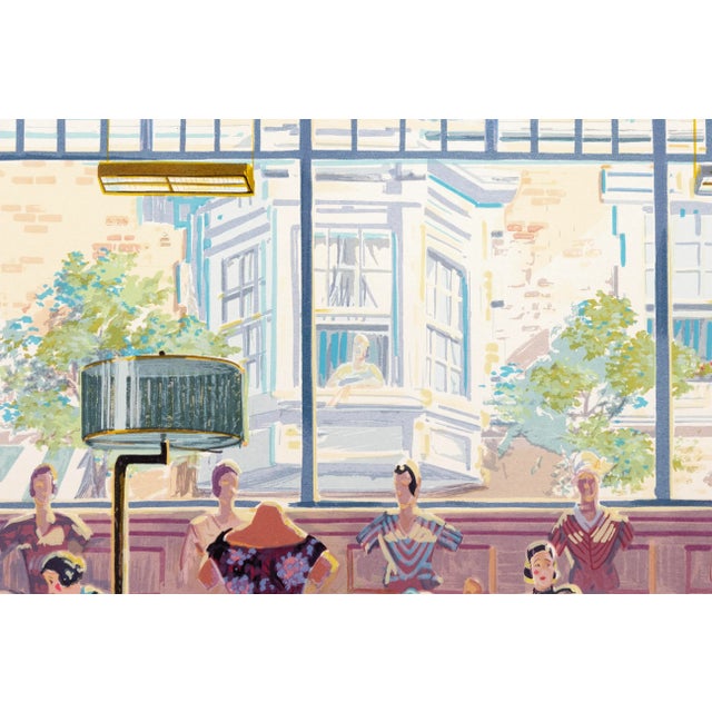 Michael Young Ladies Ready to Wear Signed Contemporary Serigraph 185/300 Framed For Sale - Image 9 of 9