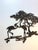 Art Nouveau 1960s-70s Brutalist Brass Crane Wall Sculpture For Sale - Image 3 of 9