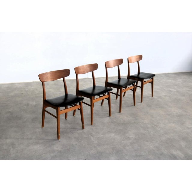Vintage Dining Chairs, 1960s, Set of 4 For Sale - Image 9 of 11