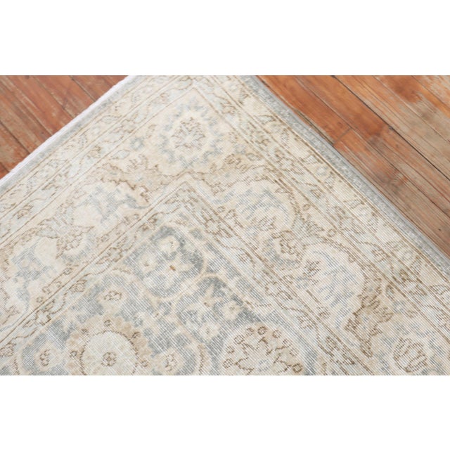Green Worn Vintage Turkish Rug, 5'6'' X 9'8'' For Sale - Image 4 of 6