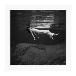 Toni Frissell 'Floating' Archival Pigment Print Framed in White For Sale