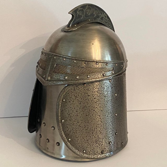 Knight's Helmet Ice Bucket by Seymour Mann Camelot For Sale - Image 10 of 14