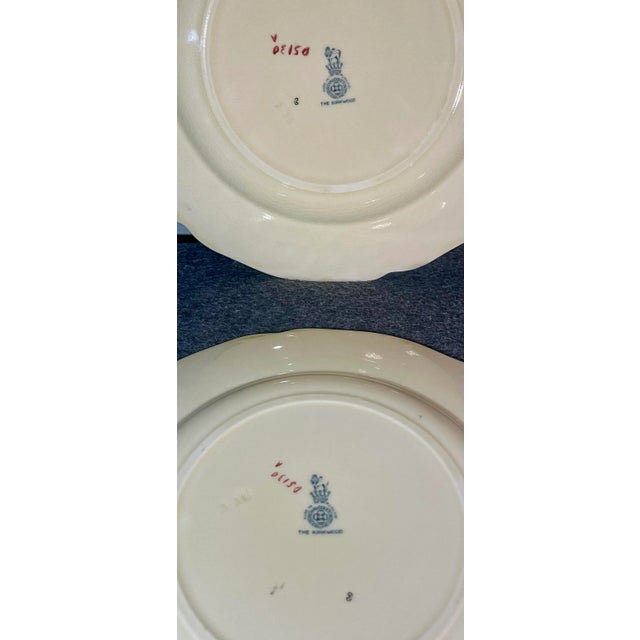 Ceramic Vintage Royal Doulton the Kirkwood Multicolor Dinner Plates- Set of 2 For Sale - Image 7 of 8