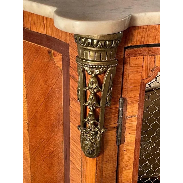 Brown French Louis XV Style Bookcase, 1860s For Sale - Image 8 of 11