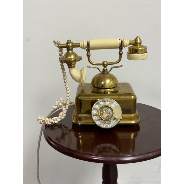 Design Plus Gallery presents a 1967 United States Telephone Company US-4 French-Style Rotary Telephone. This vintage...