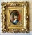Antique Hand-Painted Georgian Miniature Portrait of Sarah Siddons in Gilt Frame For Sale - Image 6 of 11