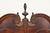 Chippendale Flame Mahogany Drop Front Secretary Desk With Bookcase Hutch by Saginaw Furniture, Circa 1920s For Sale - Image 14 of 18