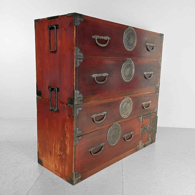 Large Meiji Nihonmatsu Chest of Drawers, Japan, 1912 For Sale - Image 15 of 18