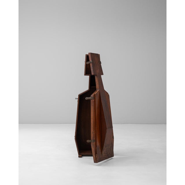 1890s French Modernist Cubist Wooden Cello Case For Sale - Image 17 of 18