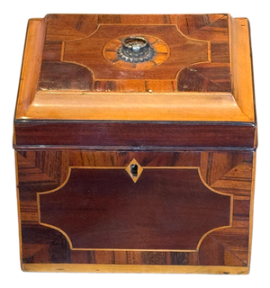 19th Century Inlaid Tea Caddy