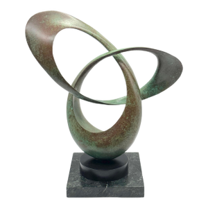 20th C. Bronze Abstract 'Infiniti' Sculpture to Attributed Richard Erdman
