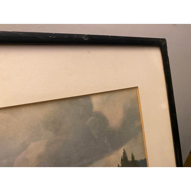 Illustration Mid 20th Century Trout Painting by Lynn Bogue Hunt Matted Framed Original For Sale - Image 3 of 7