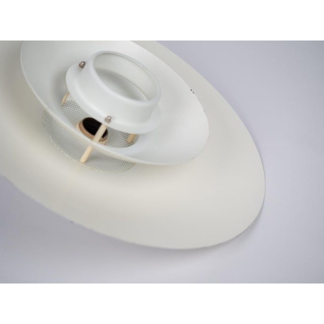 Metal Vintage Danish Donau Pendant Lamp by Kurt Wiborg for Jeka, 1980s For Sale - Image 7 of 11