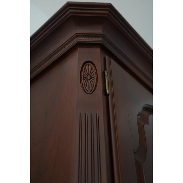 Ethan Allen Georgian Court Cherry Bedroom Armoire For Sale - Image 15 of 18