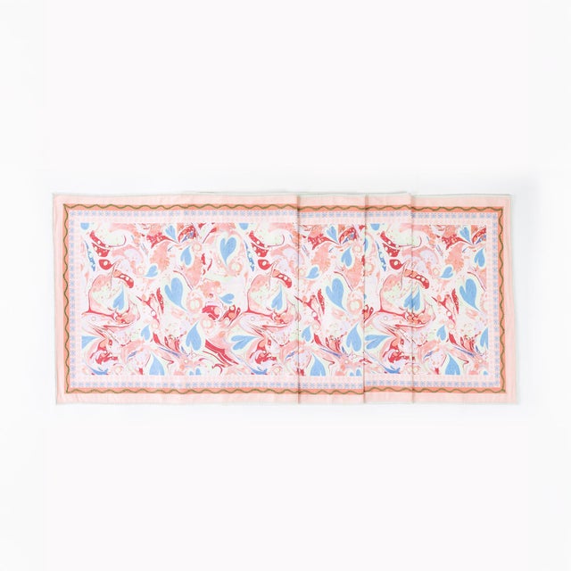 Traditional Alice Marble Table Runner For Sale - Image 3 of 5