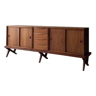 Walnut Sideboard by Rudolf Glatzel for Fristho, 1960s For Sale