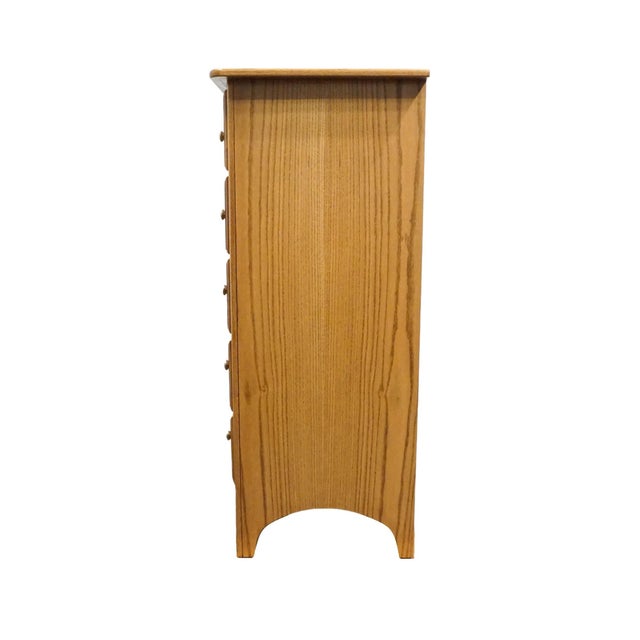 Ragazzi Furniture Solid Oak Early American Country 36" Chest of Drawers - Made in Quebec For Sale - Image 9 of 12