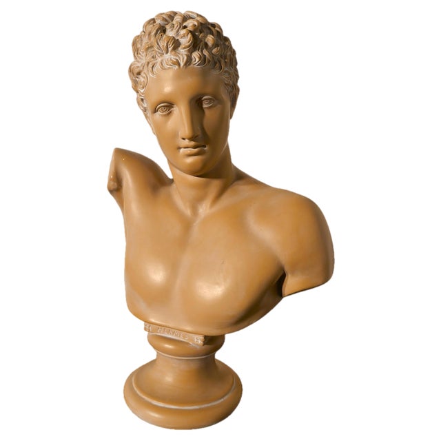Large Bust of the God Hermes, 1970s For Sale