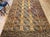 Vintage Afghan Ersari Rug, Hand-Knotted Wool, Allover Geometric Design, Camelhair & Navy, 9’ X 13’ For Sale - Image 15 of 16