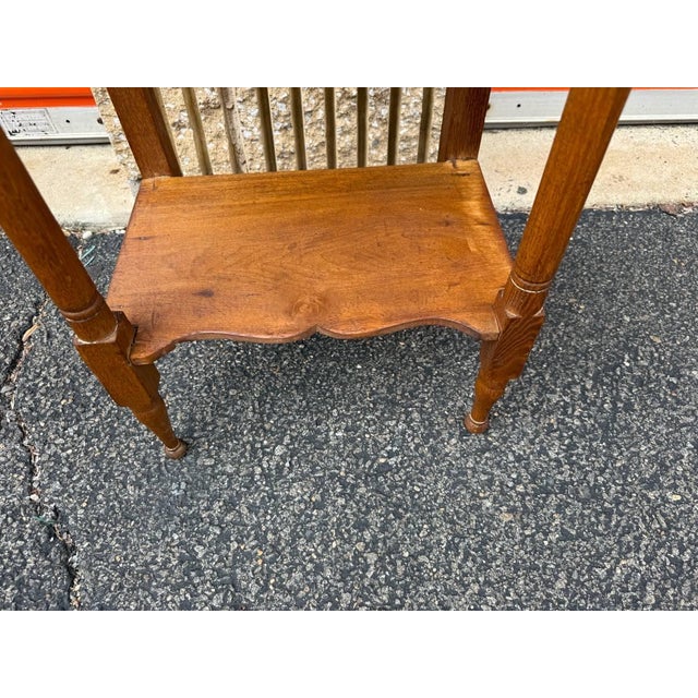 19th Century Federal Style Mahogany Side Table For Sale - Image 12 of 12