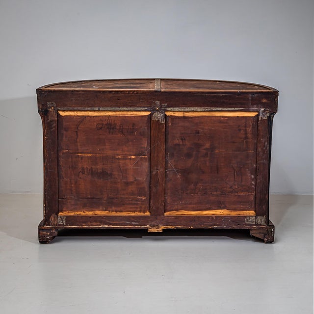 Early 19th Century Pair of Demi-Lune Charles X Sideboards, France, circa 1830 For Sale - Image 5 of 10
