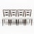 Elegant set of four chairs attributed to renowned Italian architect and designer Guglielmo Ulrich, dating from the 1940s,...