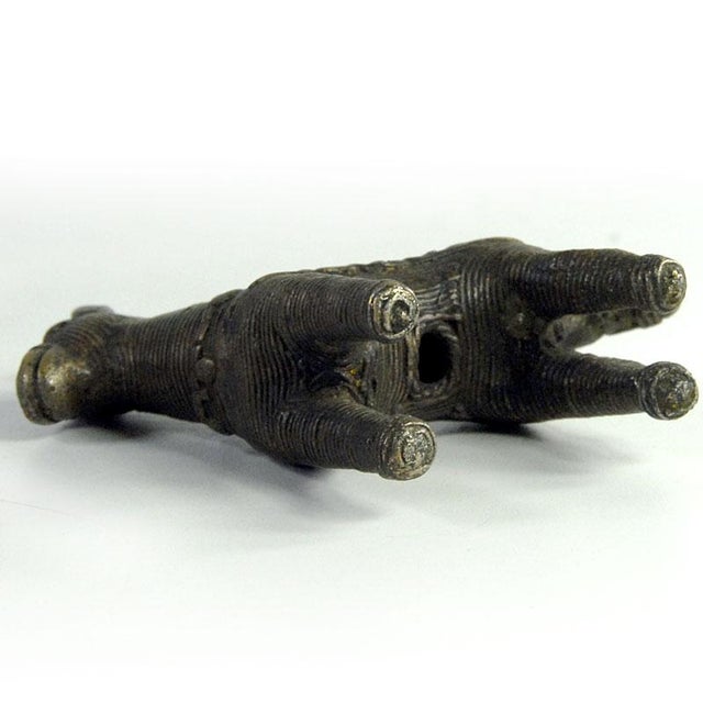 Small Indian Metal Horse Dhokra Figurine, in Very Good conditions. Designed before 1890