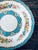 Sky Blue Vintage Crown Staffordshire Lyric Tunis Blue Bread Plates – Set of 9 – Fine Bone China England – 1930s–1950s For Sale - Image 8 of 12