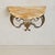 Mid 20th Century Petite French Brass + Marble Wall-Mounted Console, 1940s - 2 Available For Sale - Image 5 of 10