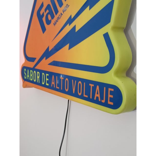 Illuminated Fanta Sabor Sign from Alto Voltage, 1999 For Sale - Image 4 of 12