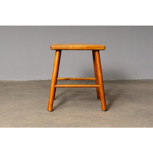 Item: Stool Period & Style: Vintage - 20th Century Features: - Simple and practical piece of furniture with a beautiful...