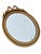 Elegant round mirror in the Louis XVI style, dating from the 19th century. The frame is made of wood and finely gilded...