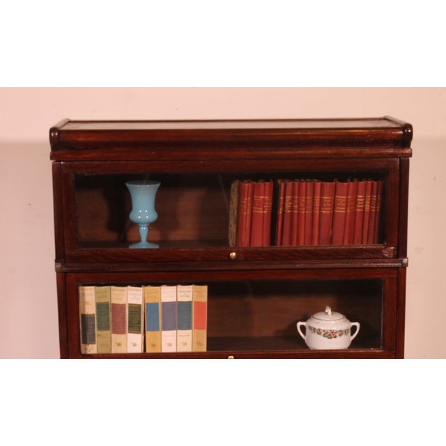 Antique Bookcase in Mahogany from Globe Wernicke, 1890s For Sale - Image 4 of 13