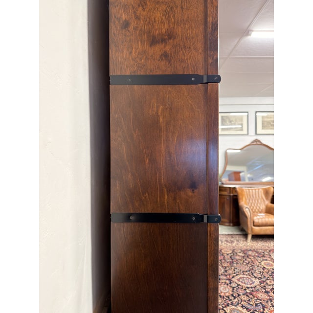 Large English Modular Bookcase from Globe Wernicke, Set of 3 For Sale - Image 5 of 18