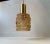 Metal Scandinavian Modern Brass & Honey Glass Pendant Lamp, 1960s For Sale - Image 7 of 7