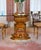 Round Dining Table with Gilded Carving and Rotating Center For Sale - Image 4 of 9