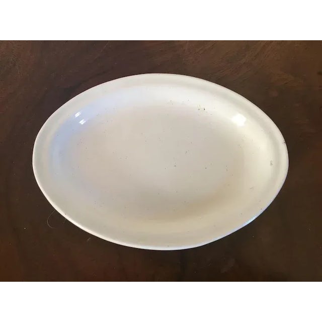 18th Century 18th Century English George III Marked Leeds Creamware Oval Platter For Sale - Image 5 of 11