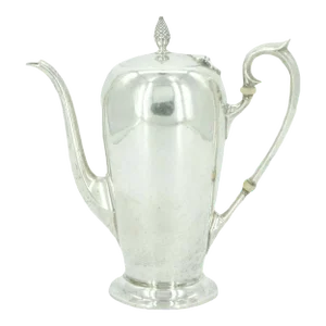 19th Century Sterling Silver Chocolate / Coffee Pot