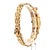 Mid 20th Century Mercedes Signed 14k Gold Ruby & Diamond Art Deco Hidden Watch Bracelet For Sale - Image 9 of 14